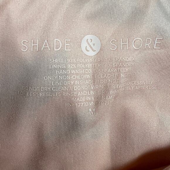 Shade & Shore Pink Grapefruit Two Piece Bikini Swim Suit Size 34B/Medium - Picture 7 of 10